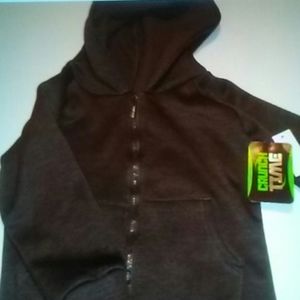 Boys Gray zip hoodie Xs 4/5